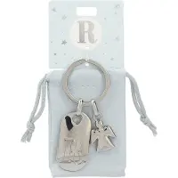 Depesche - Beschermengel sleutelhanger met letter R