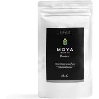 Moya Matcha Poeder - Premium Grade 100gr - Biologische Groene Thee - Hersluitbare Stazak = Brievenbuspakketje bij max 2 stuks