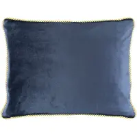 Mars & More half kussen fluweel goud navy 35x45cm