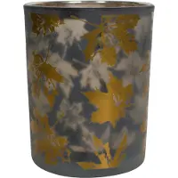 Mars & More windlicht herfst bladeren medium 12cm