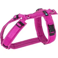 AnnyX Hondentuig - Y-tuigje - Fuchsia - XXS - Borstomvang 36-42cm - Gewicht Hond 3-7 kg