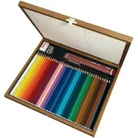 Stabilo Aquacolor - Houten Box - Premium Aquarel Kleurpotlood + Toebehoren