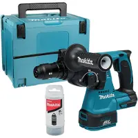 Makita DHR243ZJ 18V Li-Ion Accu SDS-plus Combihamer Incl. Snelspanboorkop Body In Mbox - 2J - Koolborstelloos