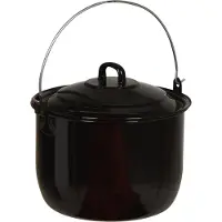 Progarden | Hongaarse ketel, 6,7 liter - Zwart - Robuuste constructie - Ideaal voor goulash en stoofschotels