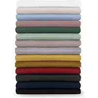 Blumtal Basic Bedlaken Microvezel - 160 x 275 cm - Summer Green - hoeslaken zonder elastiek