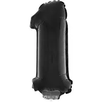 Espa - Enorme zwarte aluminium cijfer ballon
