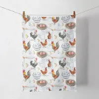 Ambiente Keukendoek Chicken Farm 50x70cm 100% Katoen Multi multi Katoen Ambiente