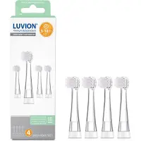 Luvion opzetborstel - 3/18 mnd (set van 4 opzetborsteltjes)