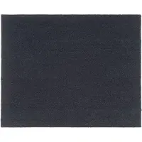 vidaXL Deurmat 80x100 cm getufte kokosvezel donkergrijs