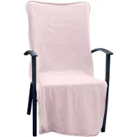 Linnick Microvezel Tuinstoel-Handdoek 136x57cm+15 - Campingstoel Handdoek - Camping Stoelhoes - Lichtgewicht Reishanddoek - Strandstoelhoes - Sneldrogende Tuinstoelhanddoek - light pink