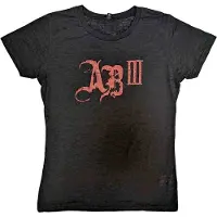 Ginza.se Alter Bridge - AB III Red Logo Dames T-shirt - S - Zwart