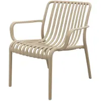 Van der Garde Tuinmeubelen Stripe Loungestoel - Taupe
