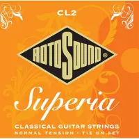 Rotosound Snarenset klassieke gitaar - CL2 - Superia - Clear nylon - Silverplated bas - Normal tension