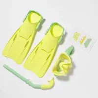 Sunnylife Kids Swimtime Snorkelset Sea Seeker Ocean Medium - Geel / Kunststof