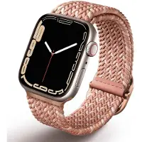 Uniq Aspen Designer Edition Braided bandje voor de Apple Watch | 38/40/41/42 mm - Citrus Pink