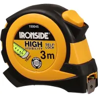 Ironside Rolbandmaat 3Mtr/16mm Rubber - 1875045