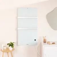 Create WARM TOWEL CRYSTAL - Elektrisch glazen handdoekenrek met wifi