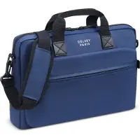 Delsey Aktentas royal blue/koningsblauw / zwart