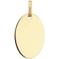 Glow 242.0044.18 Dames Hanger - Sieraad - 14 Karaat Goud - 12 mm breed - 18 mm lang
