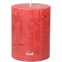 LUZ Rasteli Your Senses Stomp Kaars Rood-Antikrood D 10 cm H 13 cm