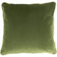 Mars & More kussen fluweel goud appel groen 45x45cm