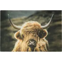 Mars & More deurmat schotse hooglander in wind 75x50cm