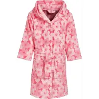 Playshoes badjas Hawaii roze Meisjes Polyester Capuchon Bloemen - maat 110/116