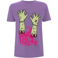 Ginza.se Bring Me The Horizon - Zombie Hands Heren T-shirt - XL - Paars