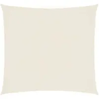 vidaXL Zonnescherm vierkant 4,5x4,5 m oxford stof crèmekleurig