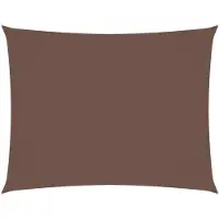vidaXL Zonnescherm rechthoekig 4x5 m oxford stof bruin