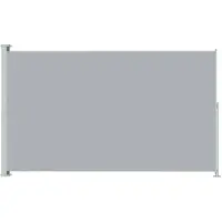 vidaXL Tuinscherm uittrekbaar 220x300 cm grijs
