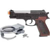 Toi-Toys Politie Pistool Licht en Geluid met Handboeien