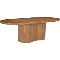 LivingFurn Eettafel Sevilla Mangohout Naturel 300cm