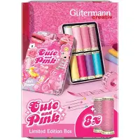 Gütermann Cute en Pink garen in blik, 7st