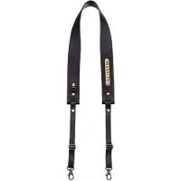 The Hantler Camera Neck strap Classic black / Brass