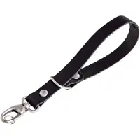 The Hantler Wrist strap Classic black / Brass