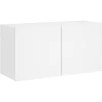 vidaXL Tv-meubel wandgemonteerd 80x30x41 cm wit