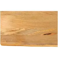 vidaXL Tafelblad met natuurlijke rand 50x30x2,5 cm massief mangohout