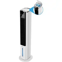 Progenion PR-31CWH Ventilator met water - Luchtkoeler - Bevochtigen - Luchtwasser Climate Tower 3 -in 1 - Ventilator - Fan - Torenventilator - aircooler met water
