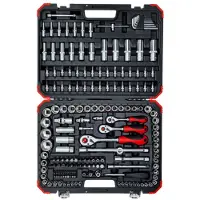Gedore R45603172 3300058 Dopsleutelset 1/4, 3/8, 1/2 172-delig