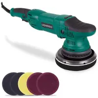 Vonroc Excentrische polijstmachine 1050W - 150mm | Incl. 4 polijstschijven