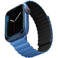 Uniq Revix dubbelzijdig bandje voor de Apple Watch | 38/40/41/42 mm - Caspian (Blue/Black)