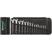 Stahlwille 96400653 2021-10-12 Dubbele steeksleutelset Sleutelbreedte (metrisch) 4 - 11 mm