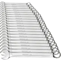 Gedore 3300991 R09105021 Ring-steeksleutelset 21-delig Sleutelbreedte (metrisch) 07 - 29 mm