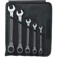 Stahlwille 96411705 17/5 Steek-ringratelsleutelset 5-delig Sleutelbreedte (metrisch) 8 - 19 mm