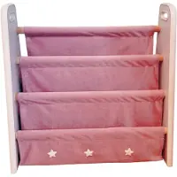 Lovegifts Handgemaakte Montessori Boekenkast Kinderkamer - Speelgoed Opbergrek - 60 x 25 x 58 cm Roze