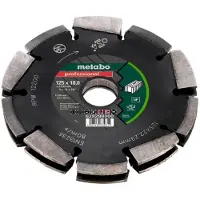 Metabo 628298000 Groeffrees Hardmetaal Schijf Afmeting, Ø 125 mm Schachtdiameter 22.23 mm 1 stuks