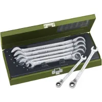 Proxxon 23124 MicroSpeeder Ring-steeksleutelset 7-delig Sleutelbreedte (metrisch) 8 - 19 mm