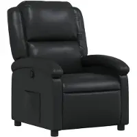 vidaXL Relaxfauteuil Zwart Kunstleer