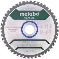 Metabo 628682000 Cirkelzaagblad 190 x 30 mm Aantal tanden: 48 1 stuk(s)